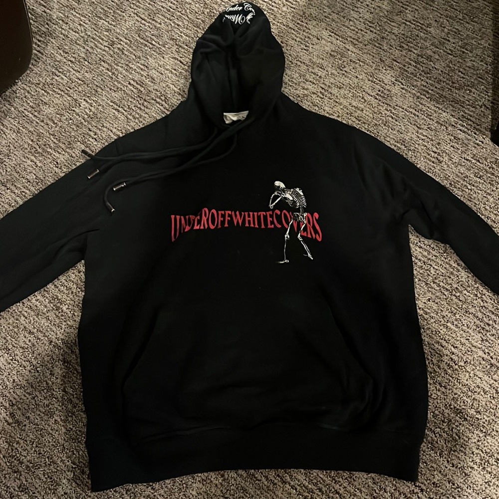 100% authentic undercover off white hoodie size XL